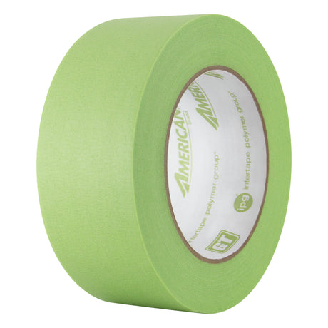 Intertape GT1855 GT Medium Temp Medium Grade Paper Masking Tape - LT Green 18MM X 54.8M GT-48