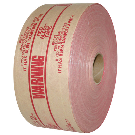 Intertape K2420P001 270RA Red Alert Heavy Duty Reinforced WAT -  Natural 3.18" X 450' RedALE 10