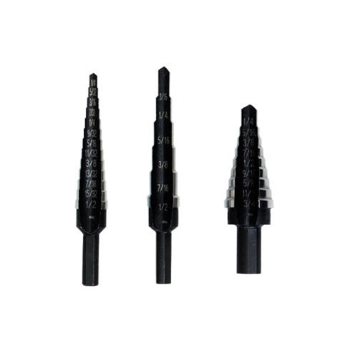 Irwin 10502 3-Piece Unibit Set 1/8" - 3/4"