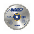 Irwin 14076 10" 80T Marathon Miter/Table Saw Blade