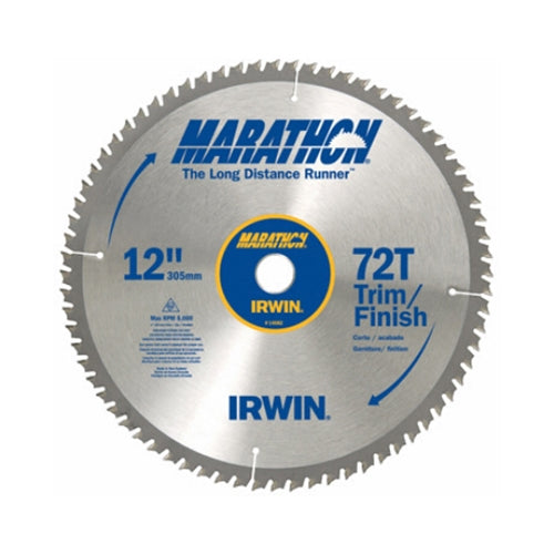 Irwin 14082 12" 72T Marathon Miter/Table Saw Blade