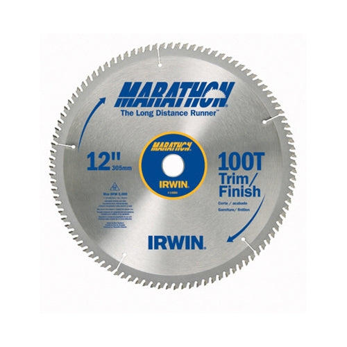 Irwin 14084 12" 100T Marathon Miter/Table Saw Blade