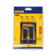 Irwin 15502 Unibit Titanium Nitride Coated Step Drill Bit 3-Piece Set: 1/4" to 3/4", 1/8" to 1/2", 3/16" to 1/2"