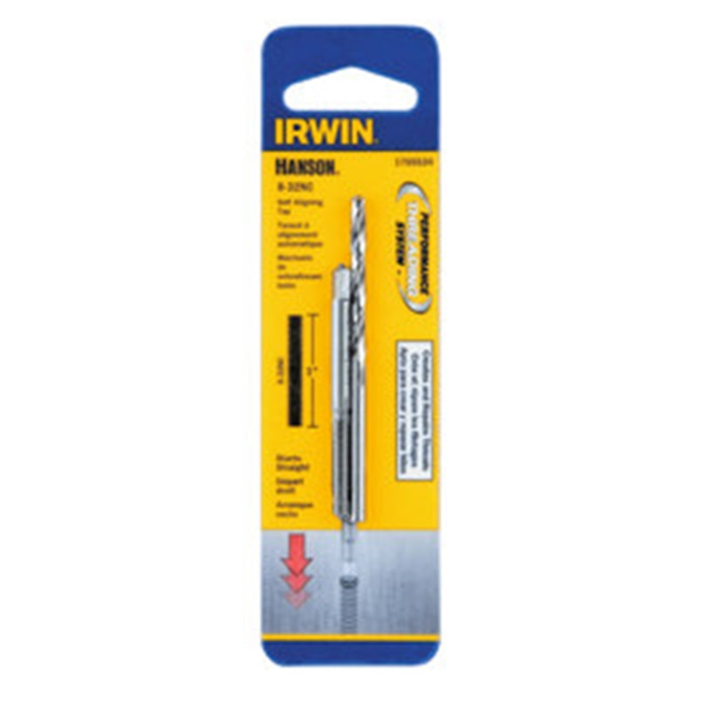 Irwin 1765534 Hanson #8 x 32 NC Self Aligning Tap and #29 Drill Bit Set