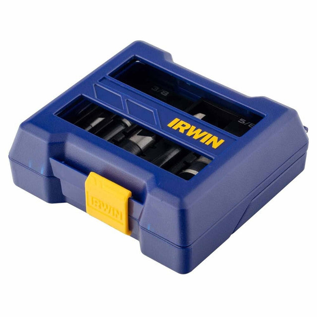Irwin 1877793 Black Oxide Coated HSS Countersink Drill Bit Set for Metal, Wood and Plastic (5 Piece)