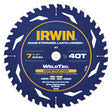 Irwin 1934298 7-1/4" 40T Weldtec Construction Saw Blade