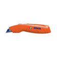 Irwin 2082300 6-1/2" 3-Blade Hi-Vis Retractable Utility Knife, Orange