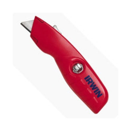 Irwin 2088600 Red Contoured Non-Slip High Visibility Standard Safety Knife