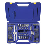 Irwin 26376 Machine Screw Fractional and Metric Tap and Hex Die Set with Plastic Case (76 Piece)