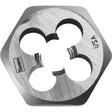 Irwin 6858 3/4-10 NC High Carbon Steel Hex Machine Screw Die with 1-7/16 in Hex