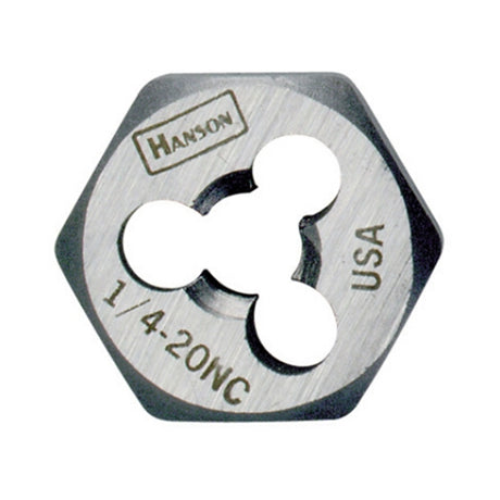 Irwin 7265 1" - 8 NC - Right-hand Re-threading Hexagon Fractional Dies Right-hand (HCS)