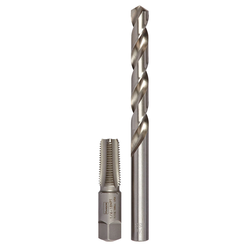 Irwin 80260 Hanson 2-Pack Sae Tap And Drill Set