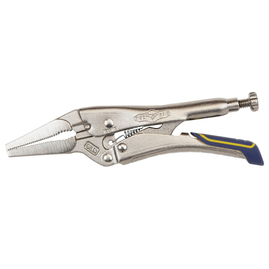 Vise-Grip IRHT82583 Fast Release Long Nose Locking Pliers w/ Wire Cutter 6LN 6"