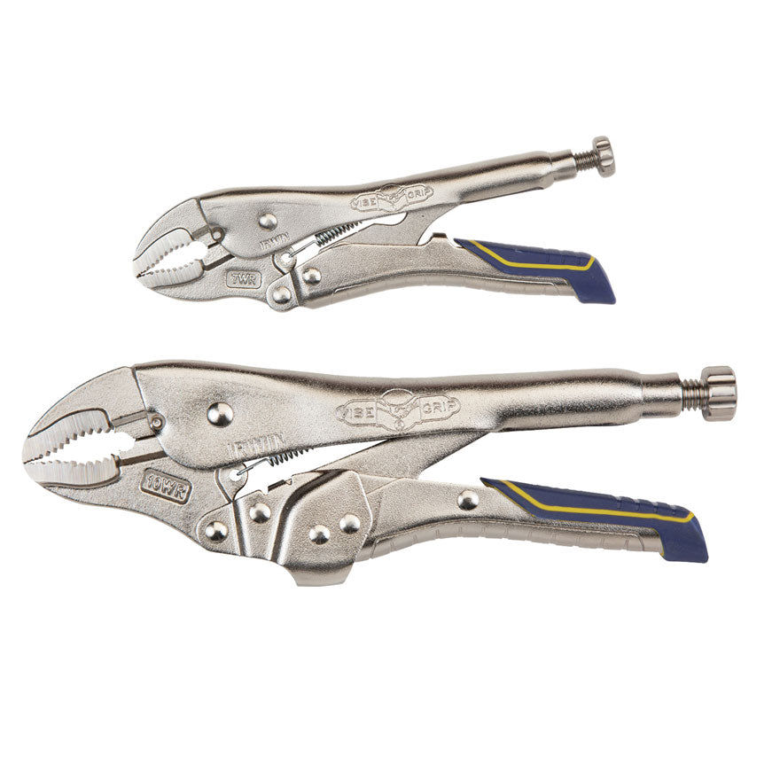 Vise-Grip IRHT82590 Fast Release C-Clamp Locking Plier Set, 10WR 7WR
