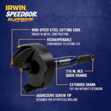 Irwin IWAX2009 SP 2-9/16-In Self-Feed Bit - 2