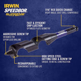 Irwin IWAX3017 3/4-In X 7-1/2-In Auger Bit - 3