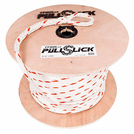 iTOOLco PS14-300 Pull Slick Rope, 1/4" x 300' L