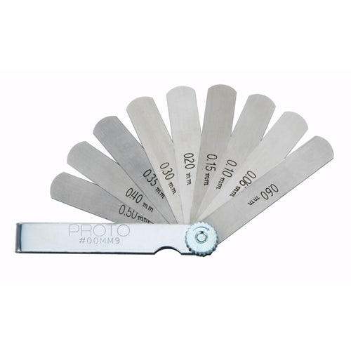 Proto J00MM9 Metric Feeler Gauge 9 Blade