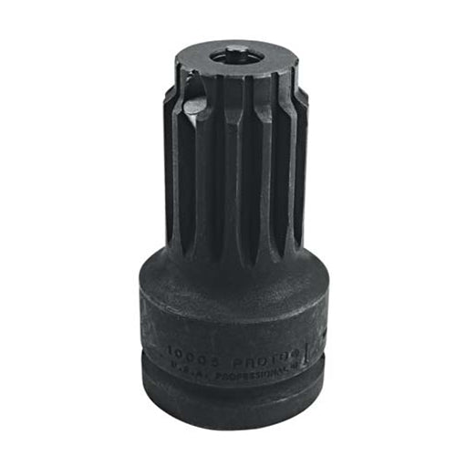 Proto J10005 Female Square Black Oxide Impact Socket Adapter, 1"x #5