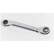 Proto J1183T Full Polish SAE 1/2", 9/16" Offset Reversible Ratcheting Double Box Wrench, 12 Point