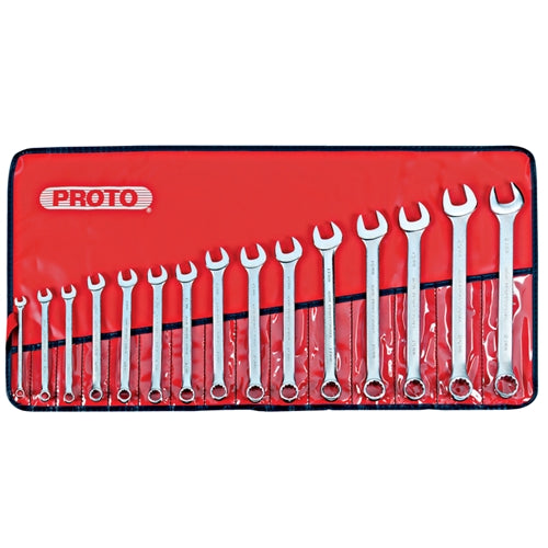 Proto J1200F-MASD 15 Pc. Metric Combination ASD Wrench Set - 12 Point