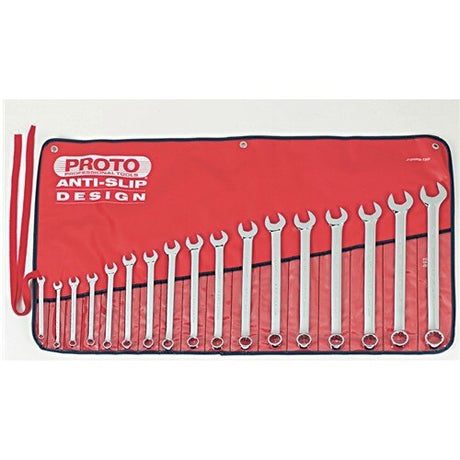 Proto J1200RM-T500 17 Pc. Metric Combination Wrench Set - 12 Point