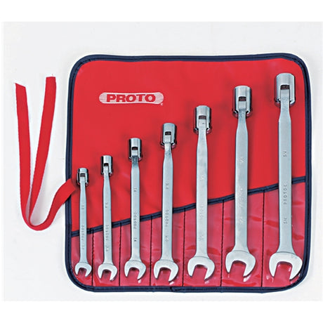 Proto J1270A 7 Pc. Flex Head Wrench Set - 12 Point