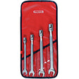 Proto J1270B 4 Pc. Flex Head Wrench Set - 12 Point