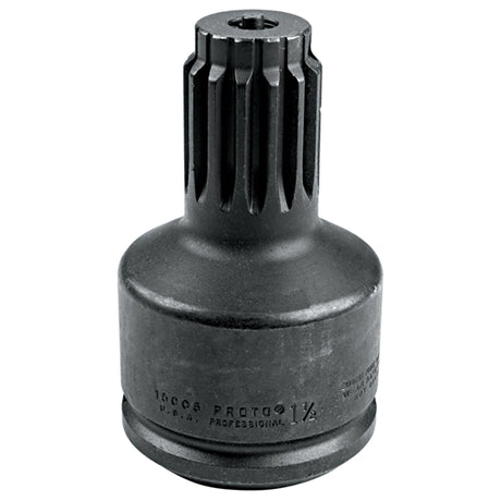 Proto J15005 1-1/2 Drive 1-1/2 Sq.F X No.5 Spline M Impact Socket Adapter