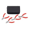 Proto J2804SMP 4 Piece Miniature Plier Set In Zipper Case