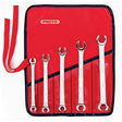 Proto J3700M 5 Pc. Metric Double End Flare Nut Wrench Set - 6 Point