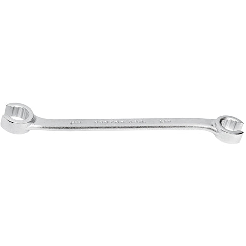 Proto J3707MT Double Hex End Spline Metric Satin Finish 7mm/8mm Flare Nut Wrench, 12 Point