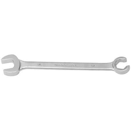 Proto J3754 Double End Hex Square SAE Satin Finish 9/16" Flare Nut Wrench, 6 Point