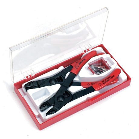 Proto J380 Retaining Ring Pliers Set with Replacement Tips