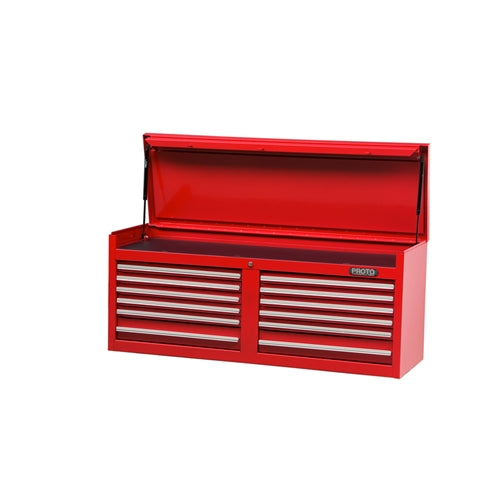 Proto J445419-12RD 54W X18D X 23H Red 12-Drawer Chest