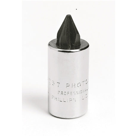 Proto J4738 1/4" Drive Phillips Screwdriver Bit Socket - # 2