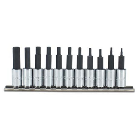 Proto J4770-11 1/4" Drive 11 Piece Hex Bit Set