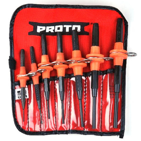 Proto J47A-TT Tether-Ready 7 Piece Pin Punch Set