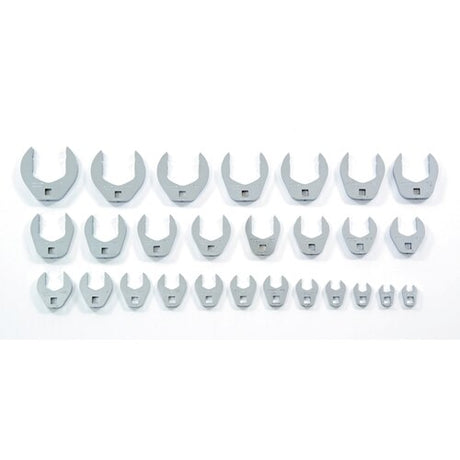 Proto J49002CF 3/8" Drive 27 Piece Crowfoot Wrench Set