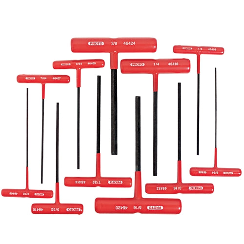 Proto J4968 11 Piece T-Handle Hex Key Set