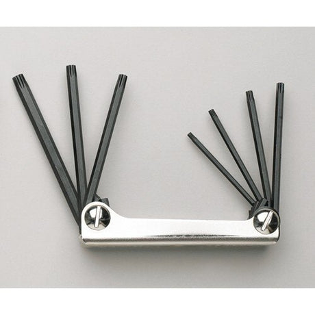 Proto J4979TX 8 Pc. Torx Folding Hex Key Set