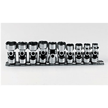 Proto J52201 3/8 Drive 10 Pc. Metric Universal Socket Set - 6 Point