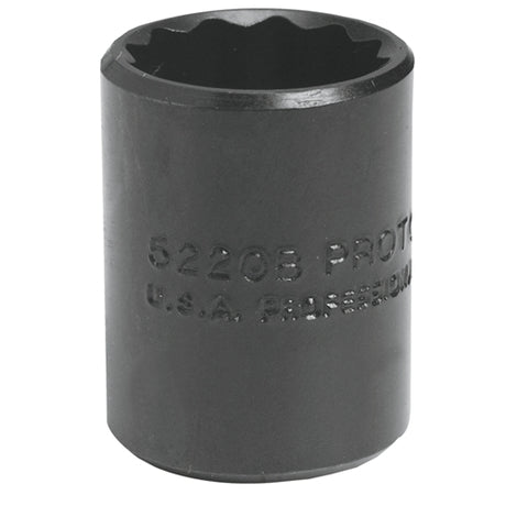 Proto J5222B Socket 3/8 Dr. 11/16 12 Pt. Black Oxide