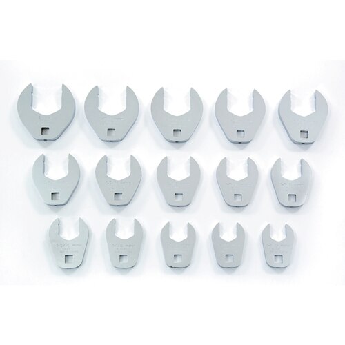 Proto J53001CF 1/2" Drive 15 Piece Crowfoot Wrench Set