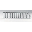 Proto J54107 1/2 Drive 15 Pc. Deep Socket Set - 12 Point