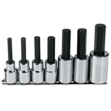 Proto J5441-7 1/2" Drive 7 Piece Hex Bit Set