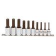 Proto J5441-MA 1/2" Drive 10 Piece Metric Hex Bit Set