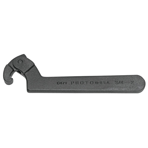 Proto JC472B 1-1/4" To 3" Adjustable Hook Spanner Wrench