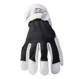 212 Performance ARCTIGEC5-05-008 ARC Economy TIG Cut 5 Resistant Goatskin Welding Gloves, Small Black;White - 2