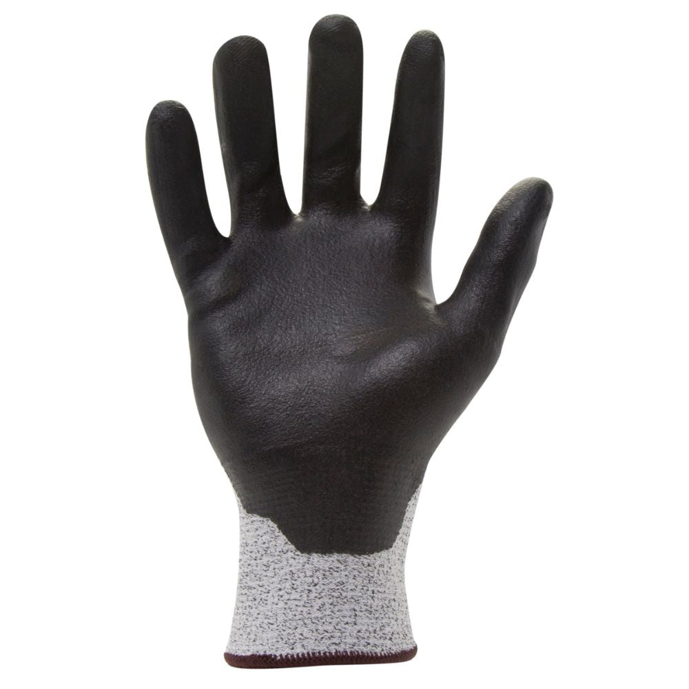 212 Performance AXC3-06-008PR AX360 Foam Nitrile-dipped Cut Resistant Gloves (EN Level 3, ANSI A2), Small Gray;Black - 3